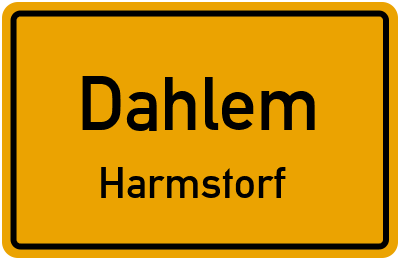 Straßenverzeichnis Dahlem Harmstorf