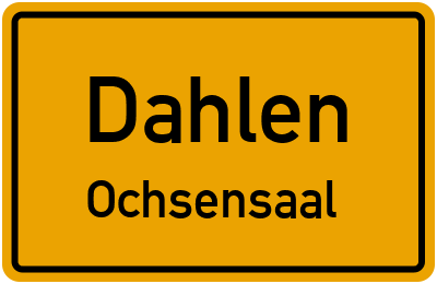 Straßenverzeichnis Dahlen Ochsensaal