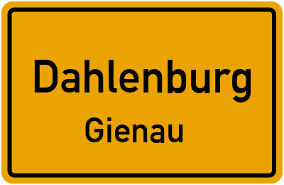 Straßenverzeichnis Dahlenburg Gienau