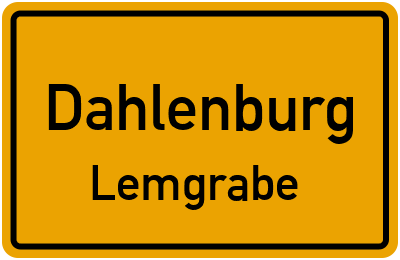 Straßenverzeichnis Dahlenburg Lemgrabe