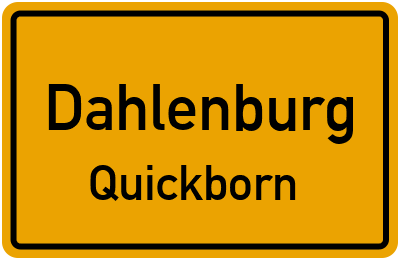Straßenverzeichnis Dahlenburg Quickborn