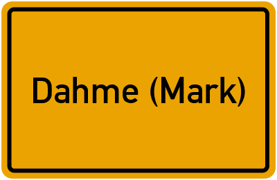 Dahme (Mark) in Brandenburg