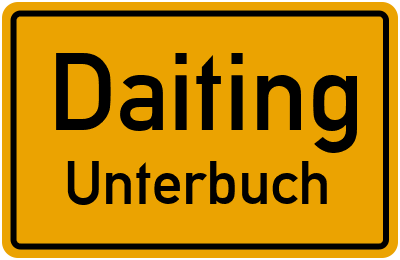 Straßenverzeichnis Daiting Unterbuch