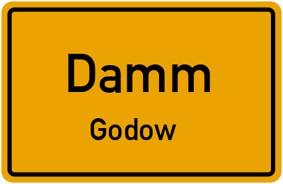 Straßenverzeichnis Damm Godow
