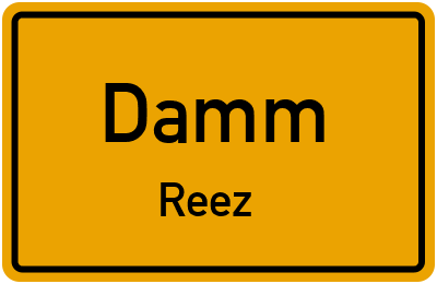 Straßenverzeichnis Damm Reez