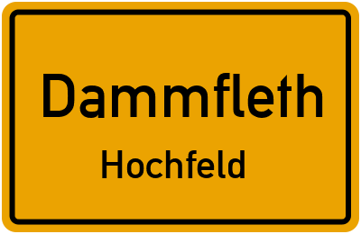 Straßenverzeichnis Dammfleth Hochfeld