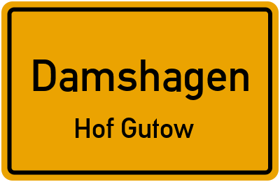 Straßenverzeichnis Damshagen Hof Gutow