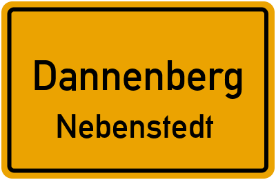 Straßenverzeichnis Dannenberg Nebenstedt