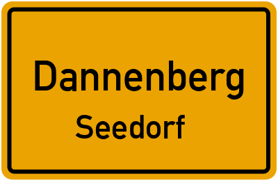 Straßenverzeichnis Dannenberg Seedorf