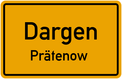 Straßenverzeichnis Dargen Prätenow