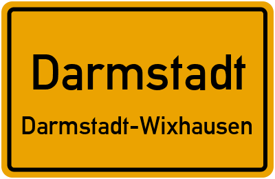 Straßenverzeichnis Darmstadt Darmstadt-Wixhausen