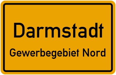 Straßenverzeichnis Darmstadt Gewerbegebiet Nord
