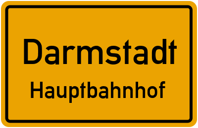 Straßenverzeichnis Darmstadt Hauptbahnhof