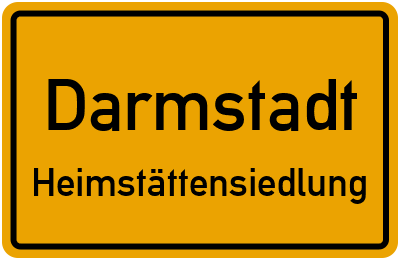 Straßenverzeichnis Darmstadt Heimstättensiedlung