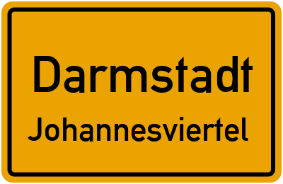 Straßenverzeichnis Darmstadt Johannesviertel