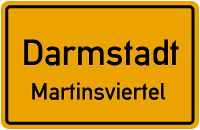 Straßenverzeichnis Darmstadt Martinsviertel