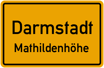 Straßenverzeichnis Darmstadt Mathildenhöhe