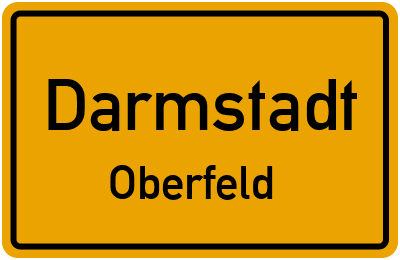 Straßenverzeichnis Darmstadt Oberfeld