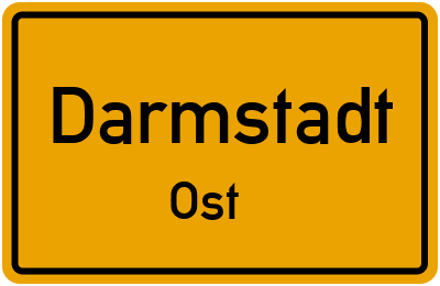 Straßenverzeichnis Darmstadt Ost