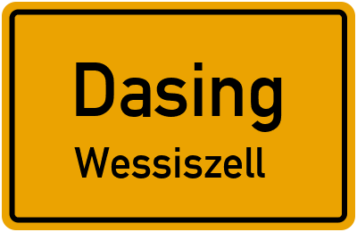 Straßenverzeichnis Dasing Wessiszell