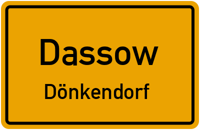 Straßenverzeichnis Dassow Dönkendorf