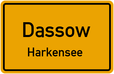 Straßenverzeichnis Dassow Harkensee