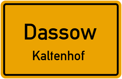 Straßenverzeichnis Dassow Kaltenhof