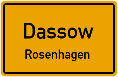 Straßenverzeichnis Dassow Rosenhagen