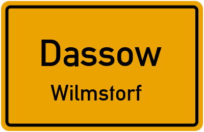 Straßenverzeichnis Dassow Wilmstorf