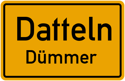 Straßenverzeichnis Datteln Dümmer