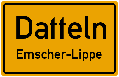 Straßenverzeichnis Datteln Emscher-Lippe