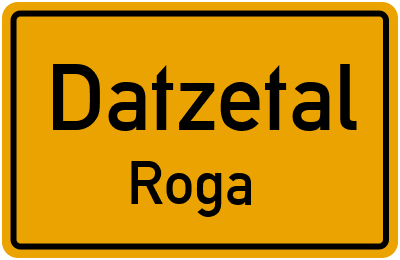 Straßenverzeichnis Datzetal Roga