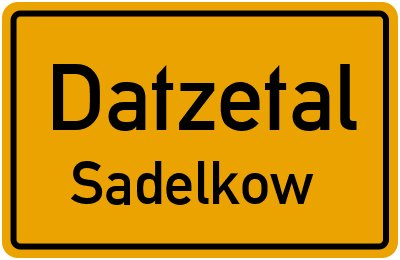 Straßenverzeichnis Datzetal Sadelkow