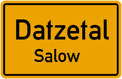 Straßenverzeichnis Datzetal Salow