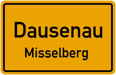 Straßenverzeichnis Dausenau Misselberg