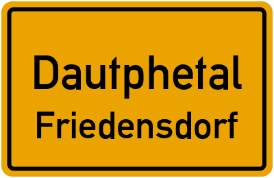 Straßenverzeichnis Dautphetal Friedensdorf