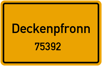 75392 Deckenpfronn