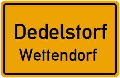 Straßenverzeichnis Dedelstorf Wettendorf