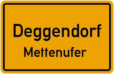 Straßenverzeichnis Deggendorf Mettenufer