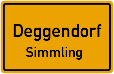 Straßenverzeichnis Deggendorf Simmling