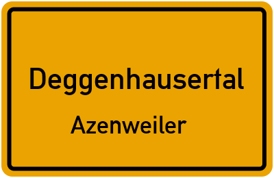 Straßenverzeichnis Deggenhausertal Azenweiler