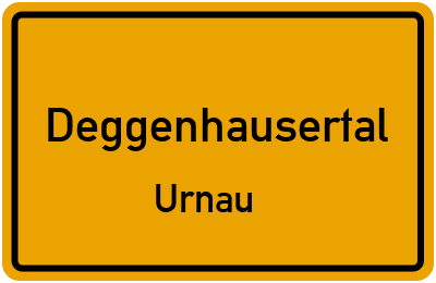 Straßenverzeichnis Deggenhausertal Urnau