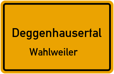 Straßenverzeichnis Deggenhausertal Wahlweiler