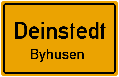Straßenverzeichnis Deinstedt Byhusen