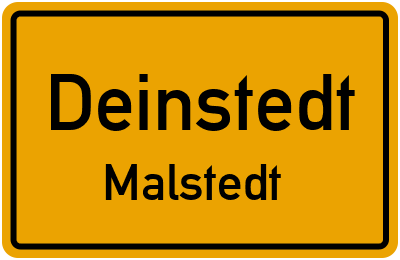 Straßenverzeichnis Deinstedt Malstedt