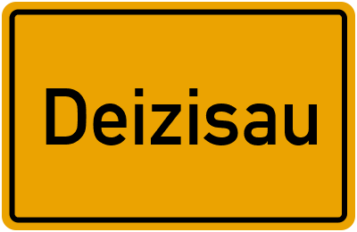 Ortsschild von Gemeinde Deizisau in Baden-Württemberg