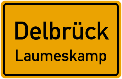 Straßenverzeichnis Delbrück Laumeskamp