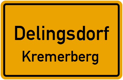 Straßenverzeichnis Delingsdorf Kremerberg