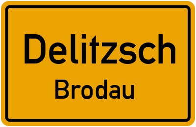 Straßenverzeichnis Delitzsch Brodau
