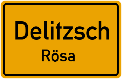Straßenverzeichnis Delitzsch Rösa